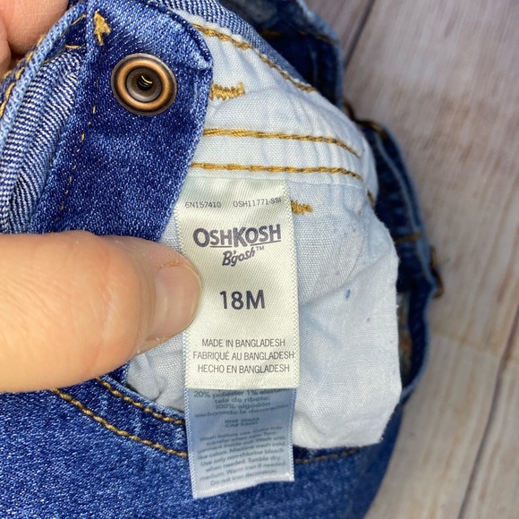 Osh Kosh denim shortalls - Picture 3 of 4